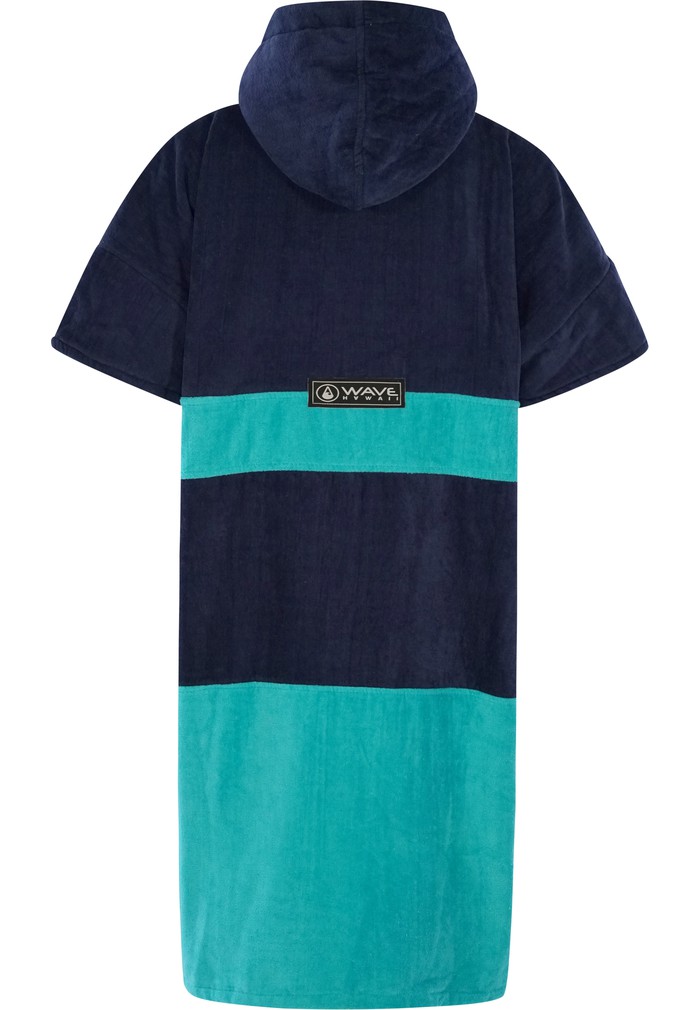 Wave Hawaii Baumwolle Velour Poncho Bluebow - Größe XL